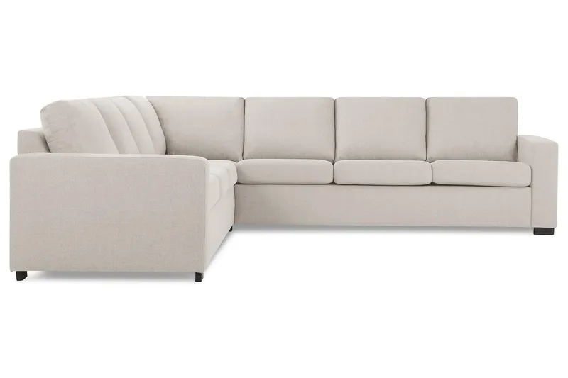 Crazy 6-sits Vändbar L-formad X-Large Hörnsoffa i Tyg - Beige - Möbler - Vardagsrum - Soffor - Hörnsoffor
