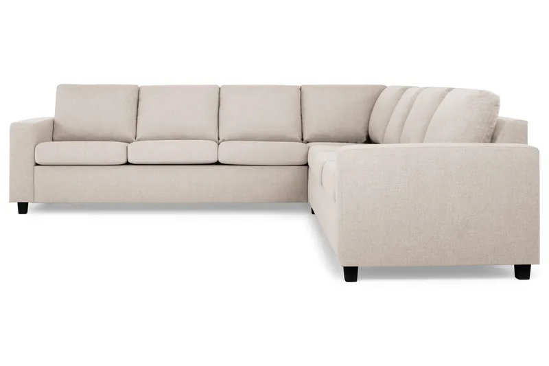 Crazy 6-sits Vändbar L-formad X-Large Hörnsoffa i Tyg - Beige - Möbler - Vardagsrum - Soffor - Hörnsoffor