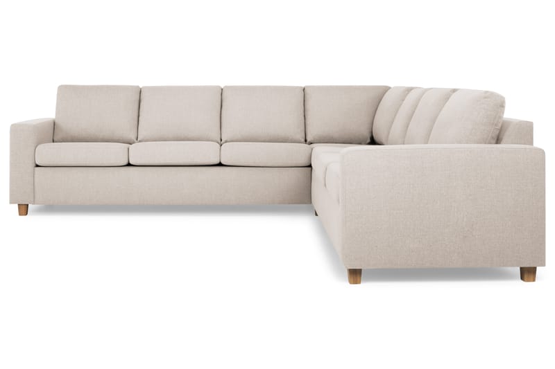 Crazy 6-sits Vändbar L-formad X-Large Hörnsoffa i Tyg - Beige - Möbler - Vardagsrum - Soffor - Hörnsoffor