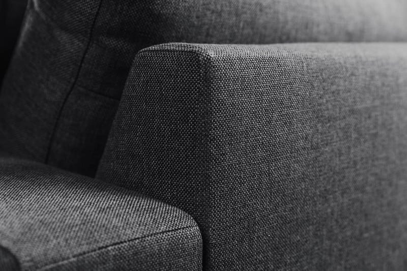 Crazy 6-sits Vändbar L-formad X-Large Hörnsoffa i Tyg - Mörkgrå - Möbler - Vardagsrum - Soffor - Hörnsoffor