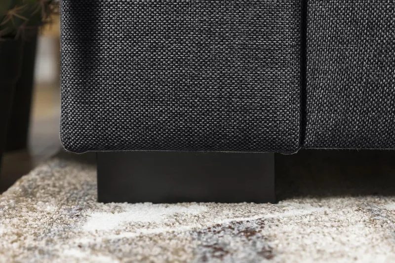 Crazy 6-sits Vändbar L-formad X-Large Hörnsoffa i Tyg - Mörkgrå - Möbler - Vardagsrum - Soffor - Hörnsoffor