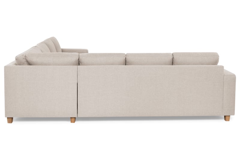 Crazy 6-sits Vänstervänd U-formad Large Hörnsoffa med divan i Tyg - Beige - Möbler - Vardagsrum - Soffor - Hörnsoffor