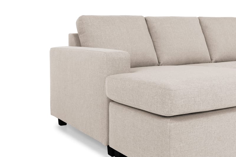Crazy 6-sits Vänstervänd U-formad Large Hörnsoffa med divan i Tyg - Beige - Möbler - Vardagsrum - Soffor - Hörnsoffor