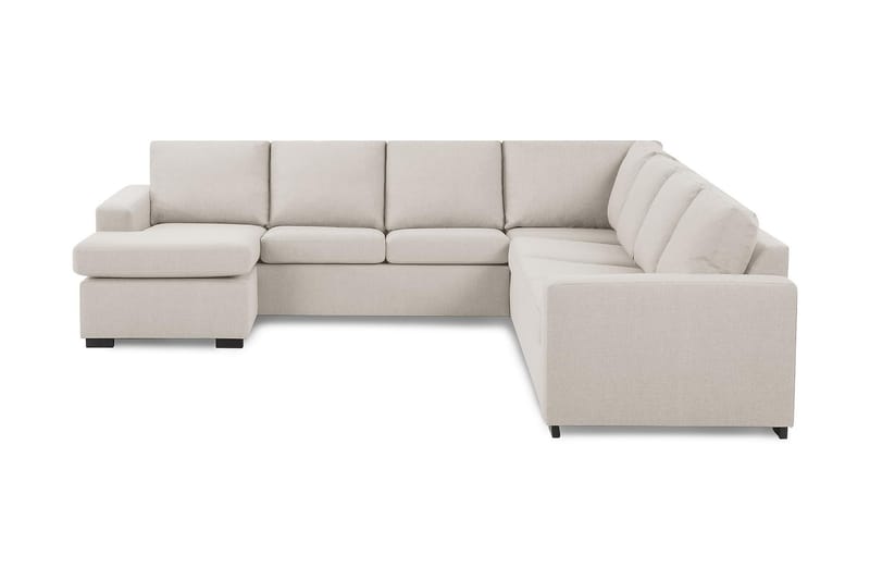 Crazy 6-sits Vänstervänd U-formad Large Hörnsoffa med divan i Tyg - Beige - Möbler - Vardagsrum - Soffor - Hörnsoffor
