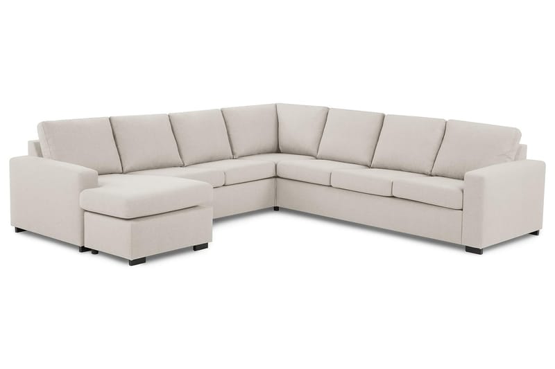Crazy 6-sits Vänstervänd U-formad Large Hörnsoffa med divan i Tyg - Beige - Möbler - Vardagsrum - Soffor - Hörnsoffor