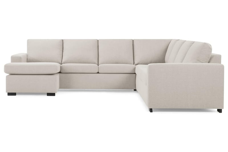 Crazy 6-sits Vänstervänd U-formad Large Hörnsoffa med divan i Tyg - Beige - Möbler - Vardagsrum - Soffor - Hörnsoffor