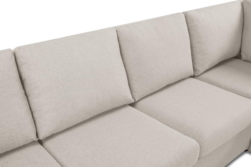 Crazy 6-sits Vänstervänd U-formad Large Hörnsoffa med divan i Tyg - Beige - Möbler - Vardagsrum - Soffor - Hörnsoffor
