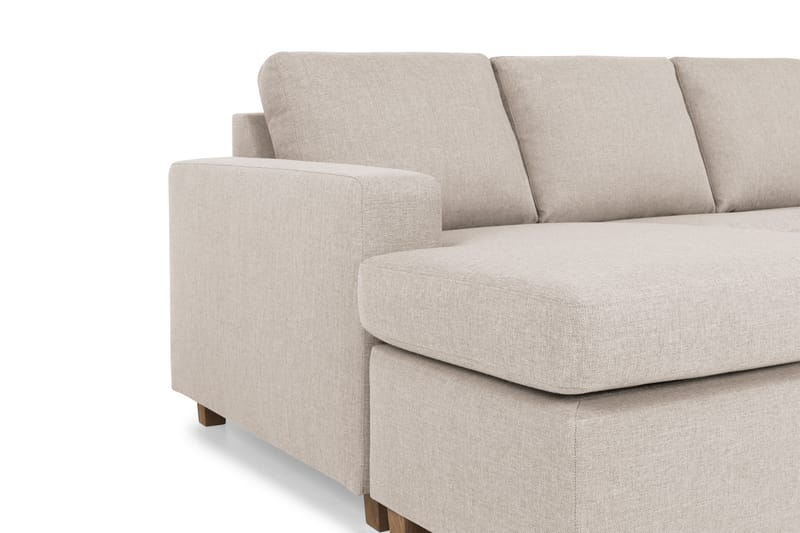 Crazy 6-sits Vänstervänd U-formad Large Hörnsoffa med divan i Tyg - Beige - Möbler - Vardagsrum - Soffor - Hörnsoffor