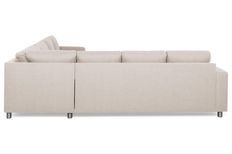 Crazy 6-sits Vänstervänd U-formad Large Hörnsoffa med divan i Tyg - Beige - Möbler - Vardagsrum - Soffor - Hörnsoffor