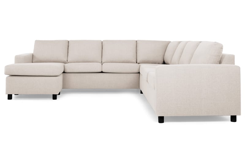 Crazy 6-sits Vänstervänd U-formad Large Hörnsoffa med divan i Tyg - Beige - Möbler - Vardagsrum - Soffor - Hörnsoffor