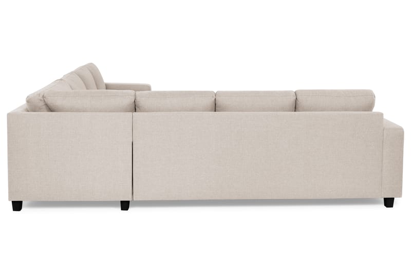 Crazy 6-sits Vänstervänd U-formad Large Hörnsoffa med divan i Tyg - Beige - Möbler - Vardagsrum - Soffor - Hörnsoffor