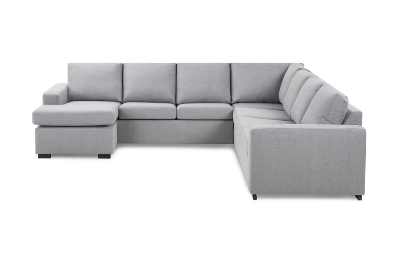 Crazy 6-sits Vänstervänd U-formad Large Hörnsoffa med divan i Tyg - Grå - Möbler - Vardagsrum - Soffor - Hörnsoffor