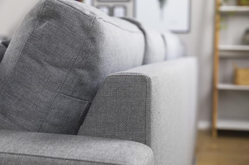 Crazy 6-sits Vänstervänd U-formad Large Hörnsoffa med divan i Tyg - Grå - Möbler - Vardagsrum - Soffor - Hörnsoffor