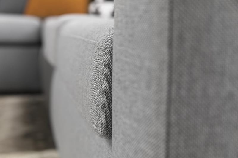 Crazy 6-sits Vänstervänd U-formad Large Hörnsoffa med divan i Tyg - Grå - Möbler - Vardagsrum - Soffor - Hörnsoffor
