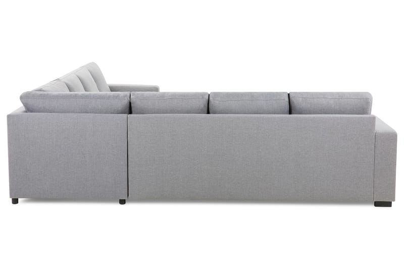 Crazy 6-sits Vänstervänd U-formad Large Hörnsoffa med divan i Tyg - Grå - Möbler - Vardagsrum - Soffor - Hörnsoffor