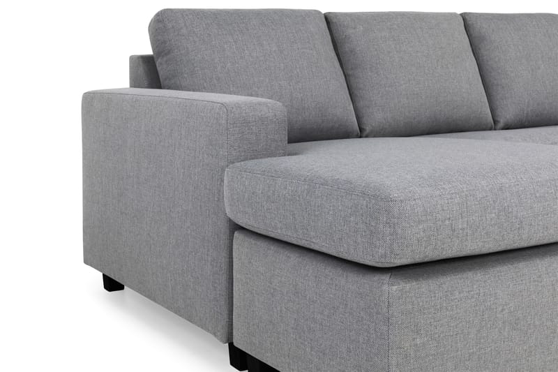 Crazy 6-sits Vänstervänd U-formad Large Hörnsoffa med divan i Tyg - Grå - Möbler - Vardagsrum - Soffor - Hörnsoffor