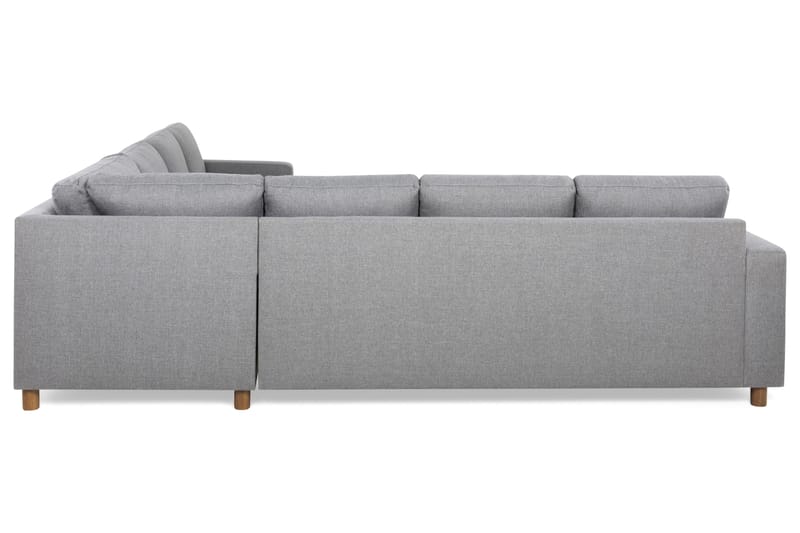Crazy 6-sits Vänstervänd U-formad Large Hörnsoffa med divan i Tyg - Grå - Möbler - Vardagsrum - Soffor - Hörnsoffor