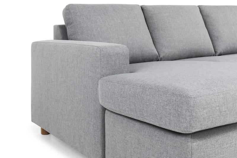 Crazy 6-sits Vänstervänd U-formad Large Hörnsoffa med divan i Tyg - Grå - Möbler - Vardagsrum - Soffor - Hörnsoffor