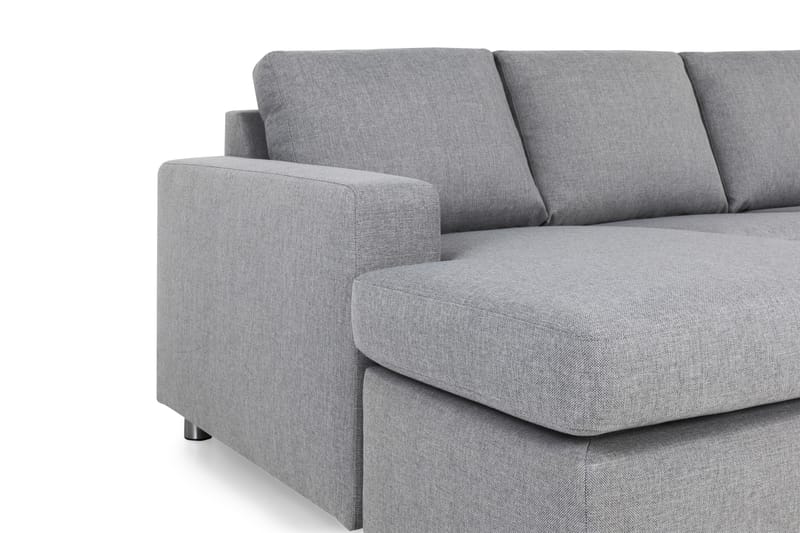 Crazy 6-sits Vänstervänd U-formad Large Hörnsoffa med divan i Tyg - Grå - Möbler - Vardagsrum - Soffor - Hörnsoffor