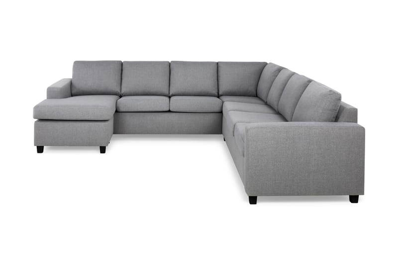 Crazy 6-sits Vänstervänd U-formad Large Hörnsoffa med divan i Tyg - Grå - Möbler - Vardagsrum - Soffor - Hörnsoffor