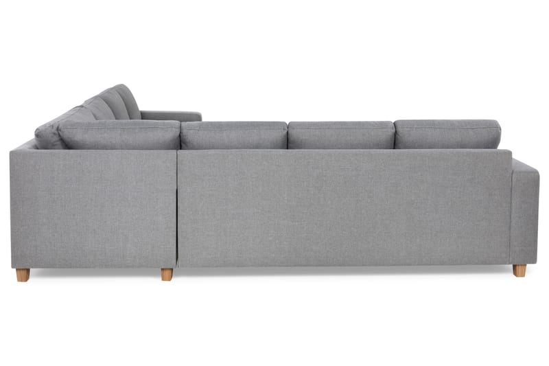 Crazy 6-sits Vänstervänd U-formad Large Hörnsoffa med divan i Tyg - Grå - Möbler - Vardagsrum - Soffor - Hörnsoffor