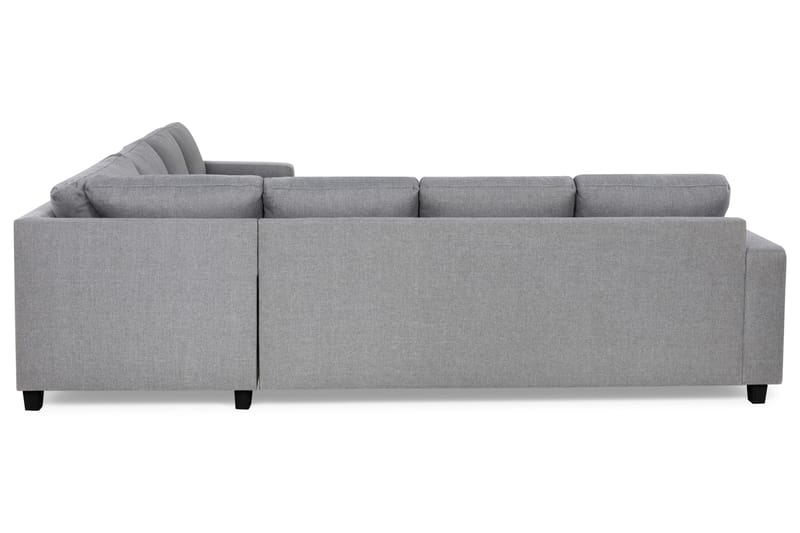 Crazy 6-sits Vänstervänd U-formad Large Hörnsoffa med divan i Tyg - Grå - Möbler - Vardagsrum - Soffor - Hörnsoffor