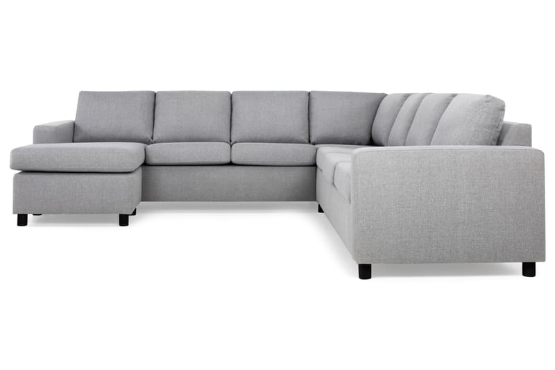 Crazy 6-sits Vänstervänd U-formad Large Hörnsoffa med divan i Tyg - Grå - Möbler - Vardagsrum - Soffor - Hörnsoffor