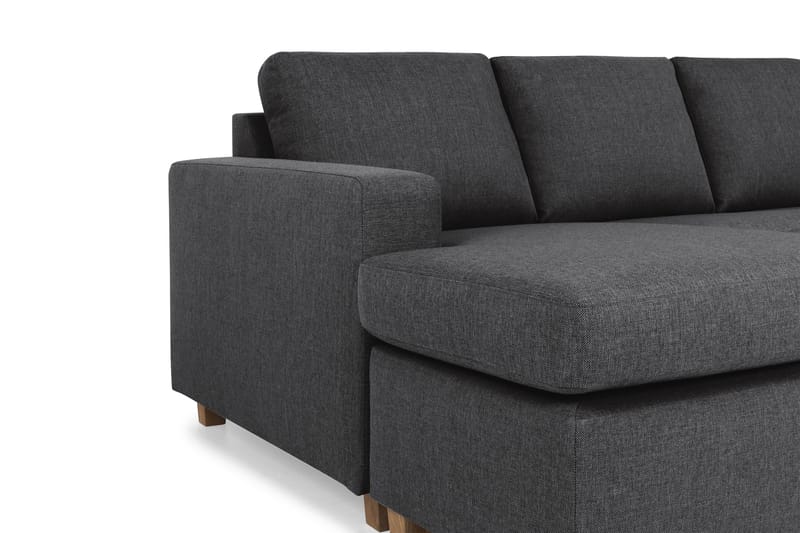Crazy 6-sits Vänstervänd U-formad Large Hörnsoffa med divan i Tyg - Mörkgrå - Möbler - Vardagsrum - Soffor - Hörnsoffor