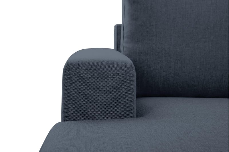 Crazy 6-sits Vänstervänd U-formad X-Large Hörnsoffa med divan i Tyg - Blå - Möbler - Vardagsrum - Soffor - Hörnsoffor