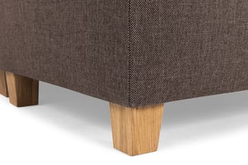 Crazy 6-sits Vänstervänd U-formad X-Large Hörnsoffa med divan i Tyg - Brun - Möbler - Vardagsrum - Soffor - Hörnsoffor