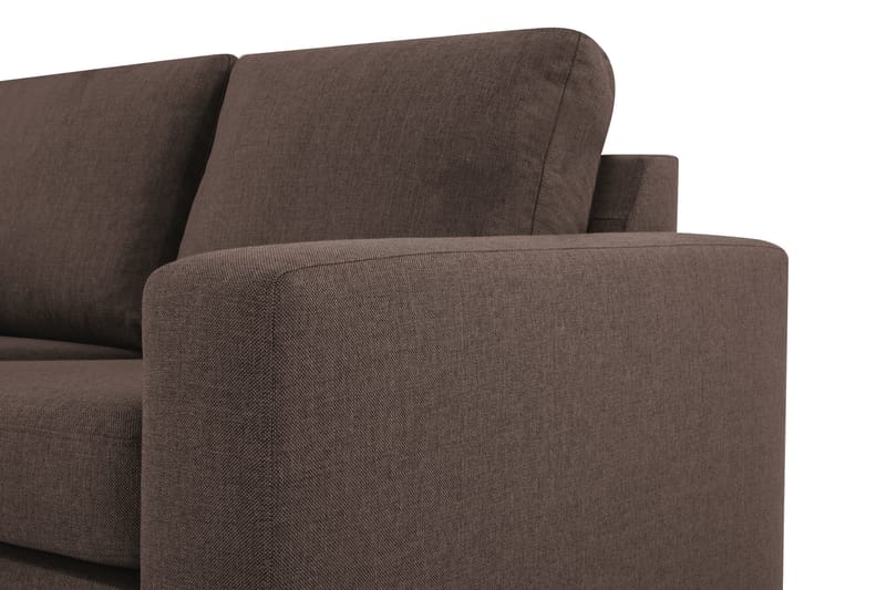 Crazy 6-sits Vänstervänd U-formad X-Large Hörnsoffa med divan i Tyg - Brun - Möbler - Vardagsrum - Soffor - Hörnsoffor