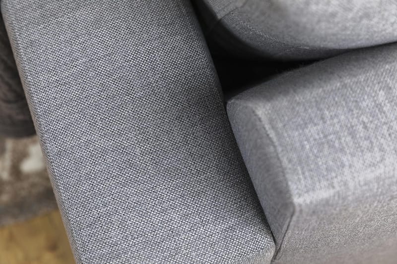 Crazy 6-sits Vänstervänd U-formad X-Large Hörnsoffa med divan i Tyg - Grå - Möbler - Vardagsrum - Soffor - Hörnsoffor