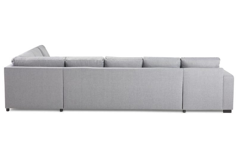 Crazy 6-sits Vänstervänd U-formad X-Large Hörnsoffa med divan i Tyg - Grå - Möbler - Vardagsrum - Soffor - Hörnsoffor