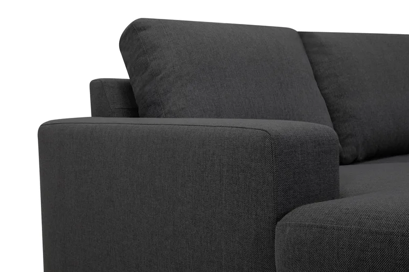 Crazy 6-sits Vänstervänd U-formad X-Large Hörnsoffa med divan i Tyg - Mörkgrå - Möbler - Vardagsrum - Soffor - Hörnsoffor