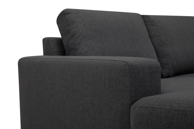Crazy 6-sits Vänstervänd U-formad X-Large Hörnsoffa med divan i Tyg - Mörkgrå - Möbler - Vardagsrum - Soffor - Hörnsoffor