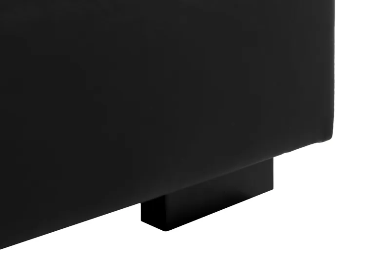 Crazy 7-sits Högervänd U-formad XX-Large Hörnsoffa med divan i Konstläder - Svart - Möbler - Vardagsrum - Soffor - Hörnsoffor