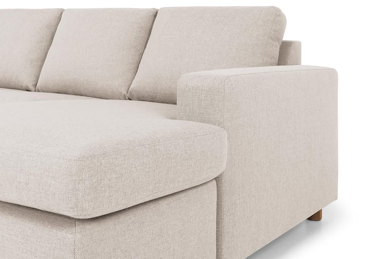 Crazy 7-sits Högervänd U-formad XX-Large Hörnsoffa med divan i Tyg - Beige - Möbler - Vardagsrum - Soffor - Hörnsoffor