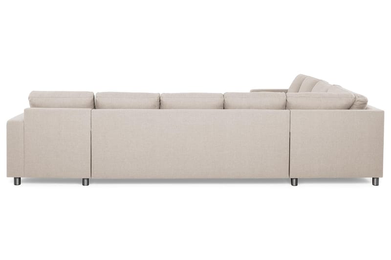 Crazy 7-sits Högervänd U-formad XX-Large Hörnsoffa med divan i Tyg - Beige - Möbler - Vardagsrum - Soffor - Hörnsoffor