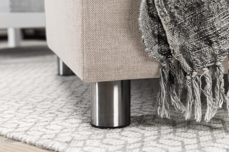 Crazy 7-sits Högervänd U-formad XX-Large Hörnsoffa med divan i Tyg - Beige - Möbler - Vardagsrum - Soffor - Hörnsoffor