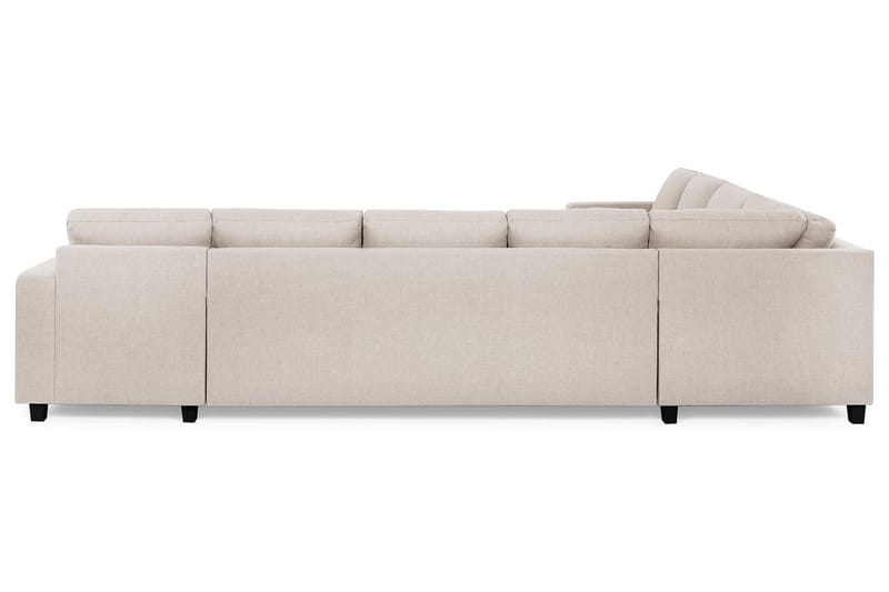 Crazy 7-sits Högervänd U-formad XX-Large Hörnsoffa med divan i Tyg - Beige - Möbler - Vardagsrum - Soffor - Hörnsoffor