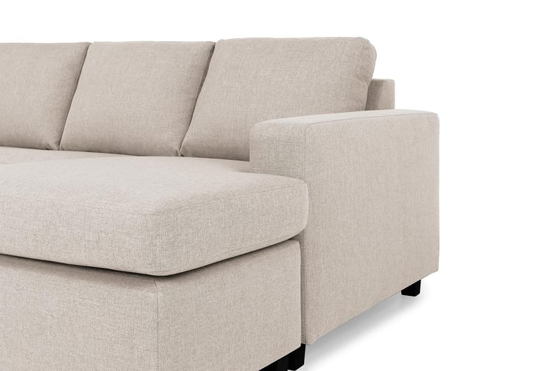 Crazy 7-sits Högervänd U-formad XX-Large Hörnsoffa med divan i Tyg - Beige - Möbler - Vardagsrum - Soffor - Hörnsoffor