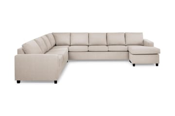Crazy 7-sits Högervänd U-formad XX-Large Hörnsoffa med divan i Tyg