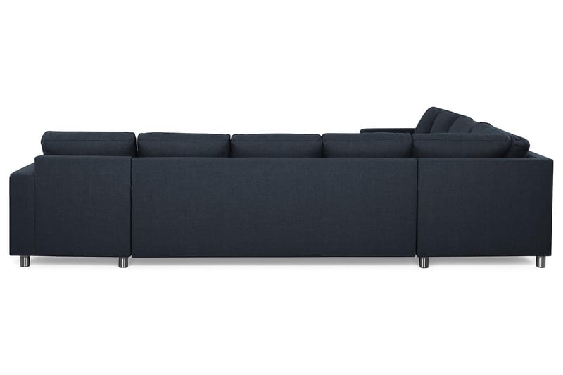 Crazy 7-sits Högervänd U-formad XX-Large Hörnsoffa med divan i Tyg - Blå - Möbler - Vardagsrum - Soffor - Hörnsoffor
