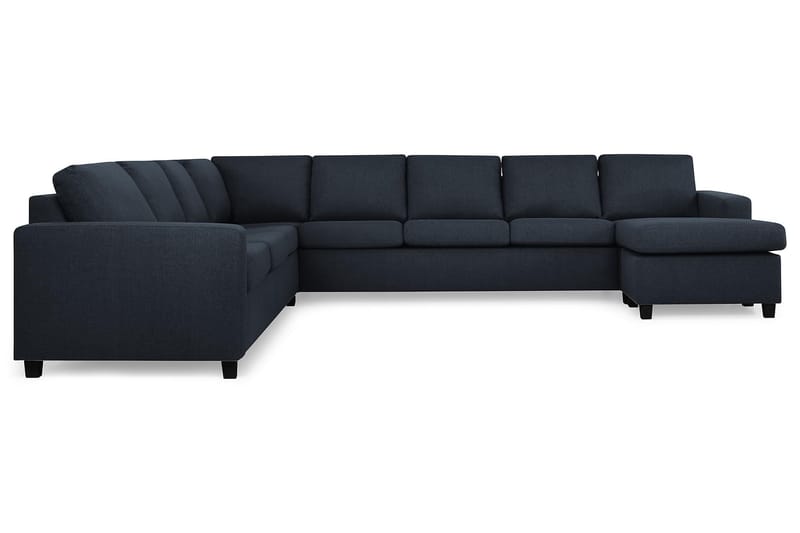 Crazy 7-sits Högervänd U-formad XX-Large Hörnsoffa med divan i Tyg - Blå - Möbler - Vardagsrum - Soffor - Hörnsoffor