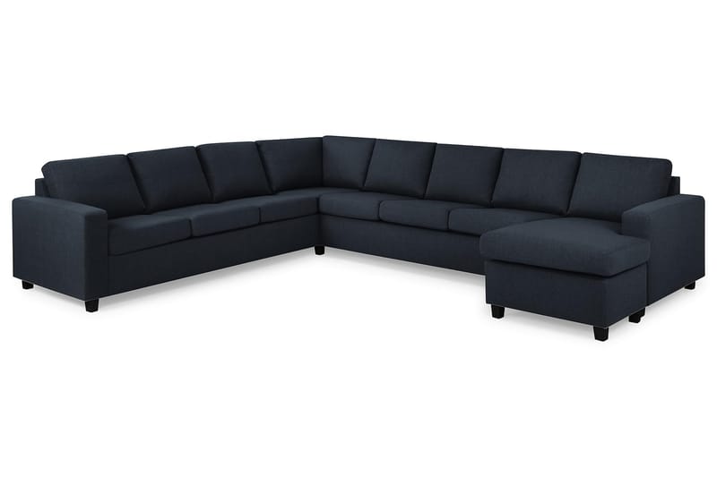 Crazy 7-sits Högervänd U-formad XX-Large Hörnsoffa med divan i Tyg - Blå - Möbler - Vardagsrum - Soffor - Hörnsoffor