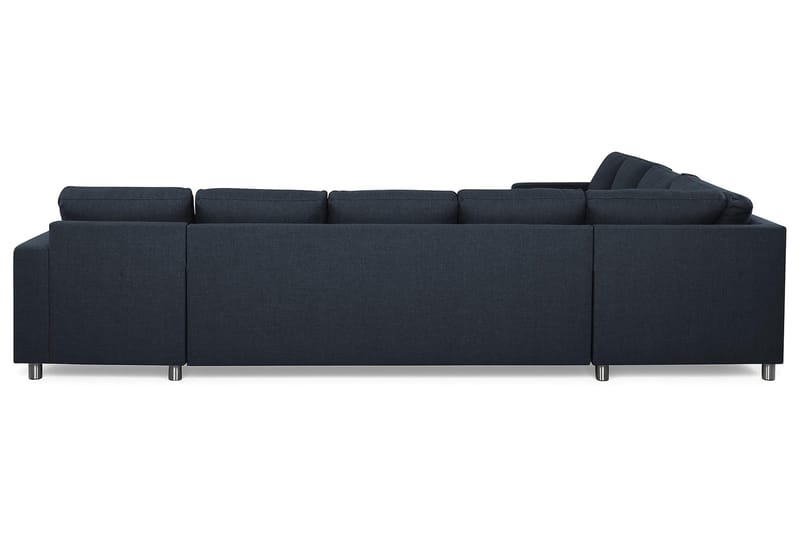 Crazy 7-sits Högervänd U-formad XX-Large Hörnsoffa med divan i Tyg - Blå - Möbler - Vardagsrum - Soffor - Hörnsoffor