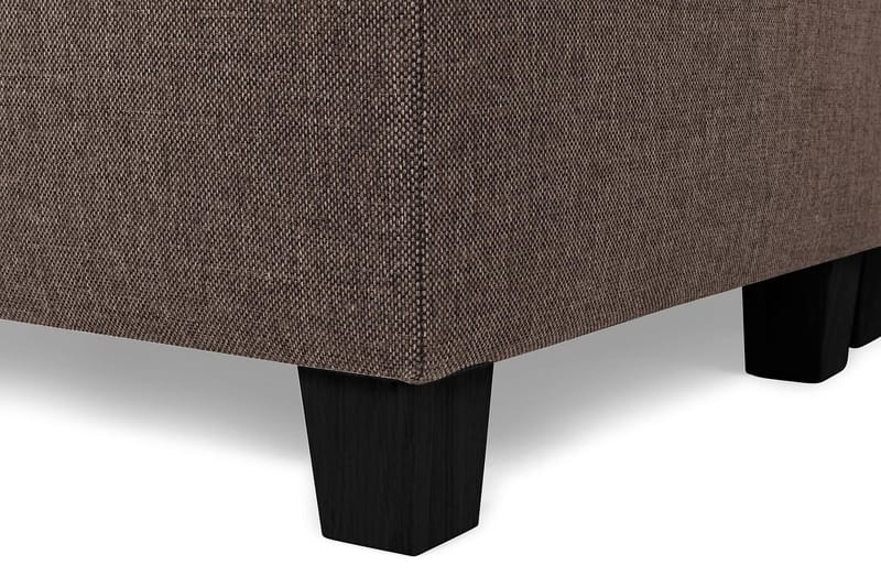 Crazy 7-sits Högervänd U-formad XX-Large Hörnsoffa med divan i Tyg - Brun - Möbler - Vardagsrum - Soffor - Hörnsoffor