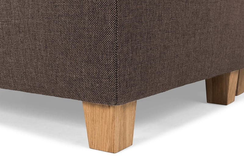 Crazy 7-sits Högervänd U-formad XX-Large Hörnsoffa med divan i Tyg - Brun - Möbler - Vardagsrum - Soffor - Hörnsoffor