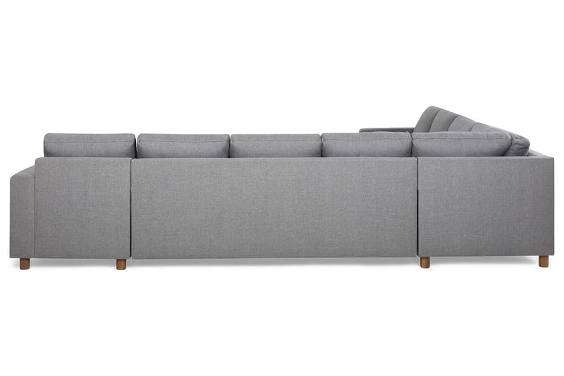 Crazy 7-sits Högervänd U-formad XX-Large Hörnsoffa med divan i Tyg - Grå - Möbler - Vardagsrum - Soffor - Hörnsoffor