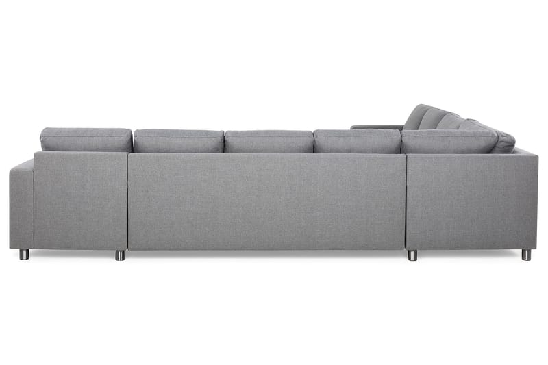 Crazy 7-sits Högervänd U-formad XX-Large Hörnsoffa med divan i Tyg - Grå - Möbler - Vardagsrum - Soffor - Hörnsoffor